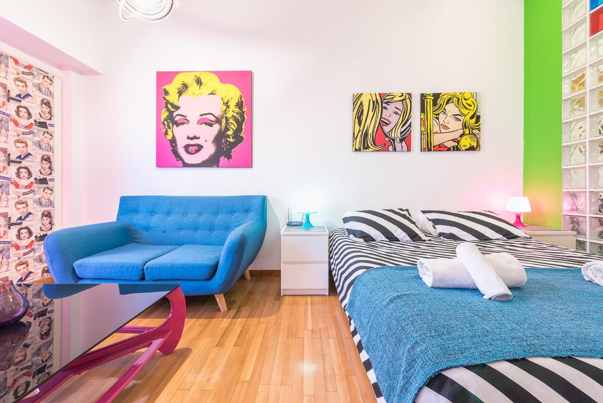 Zenios Amintas-Pop-Artment For Two In City Center Atenas Exterior foto